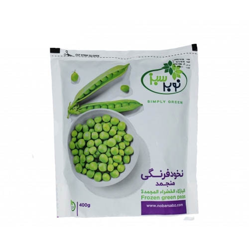 نوبر سبز نخود فرنگی 400 گرمی ( 10401 ) - 