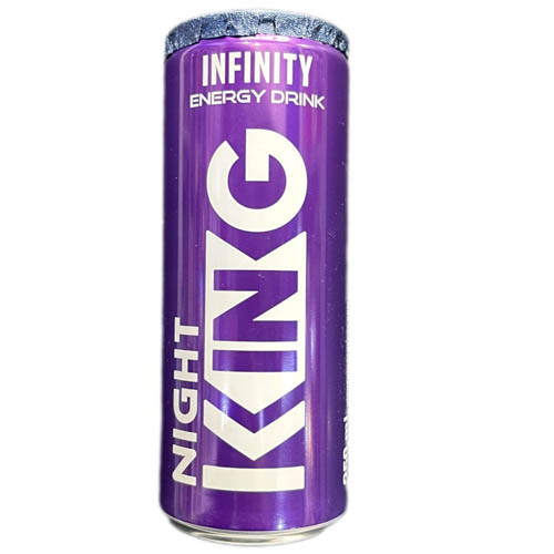 کینگ نوشابه انرژی زا با طعم بری ( 12875 ) - نوشابه انرژی زا گازدار با طعم مخلوط بری بلوبری توت جنگلی تمشک